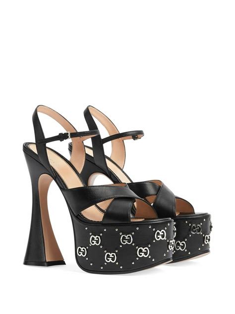 gucci janaya platform sandal|gucci sandals customer service.